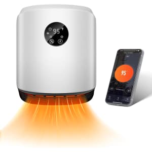 1500W Wall-Mounted Space Heater for $71