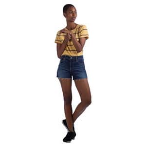 Levi's Women's High Rise Shorts, Carbon Canopy, 26 (US 2) for $13 Levi's Women's High Rise Shorts, Carbon Canopy, 26 (US 2) for $13
