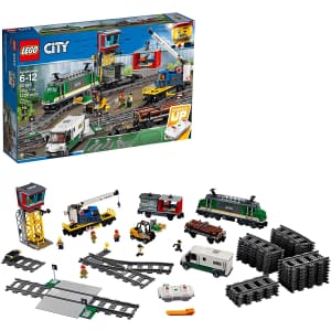 LEGO City Cargo Train Remote Control Building Set for $197