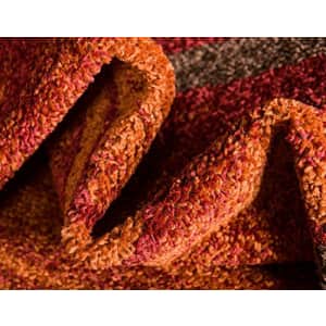 Unique Loom Autumn Collection Border Casual Rustic Warm Toned Terracotta Area Rug (5' 0 x 8' 0) for $78 Unique Loom Autumn Collection Border Casual Rustic Warm Toned Terracotta Area Rug (5' 0 x 8' 0) for $78