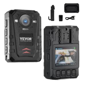 Vevor 1440p 128GB Body Cam for $30