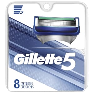 Gillette 5 Men's Razor Blade Refill 8-Pack for $21
