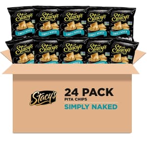 Stacy's Simply Naked Pita Chips 24-Pack for $13 via Sub & Save