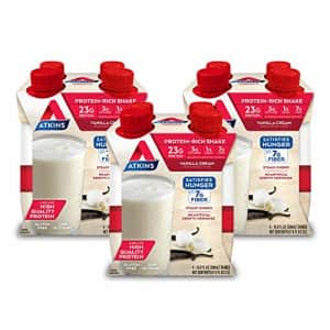Atkins Meal Size Vanilla Cream Protein-Rich Shake. With High-Quality Protein. Keto-Friendly and for $24