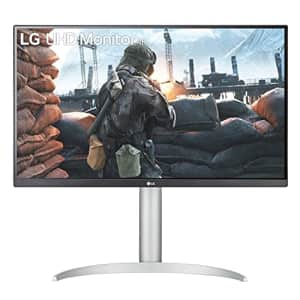 LG 27UP650-W 27 UHD (3840 x 2160) Ultrafine IPS Monitor with VESA DisplayHDR 400 with DCI-P3 95% for $308