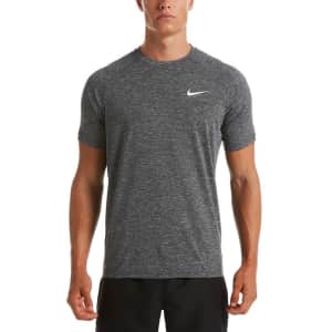 Kohl's Top Brands Sale. Pictured is the Nike Men's Dri-FIT UPF 40+ Heathered Hydroguard Swim Top for $23 ($23 off)