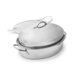 Martha Stewart Collection Stainless Steel 8-Quart Roaster for $28