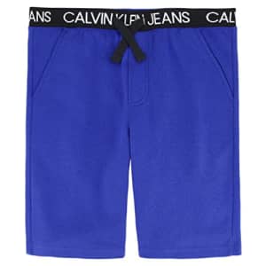 Calvin Klein Boys' Big Logo Waistband Sweat Short, WB Surf The Web 22, 8 for $25 Calvin Klein Boys' Big Logo Waistband Sweat Short, WB Surf The Web 22, 8 for $25