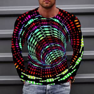 Men's Graphic Print T-Shirt for $3