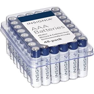 Insignia AAA Batteries Alkaline Battery 1.5V Mercury-free Cadium-free Environmentally Frendly for $50