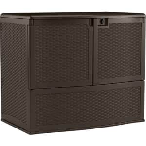 Suncast Backyard Oasis 195-Gallon Outdoor Storage and Entertaining Station for $209 Suncast Backyard Oasis 195-Gallon Outdoor Storage and Entertaining Station for $209