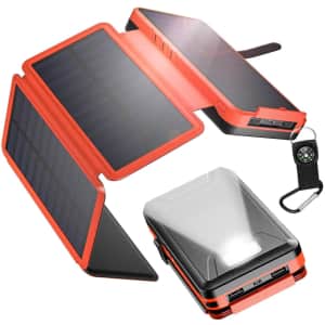 Iesafy 26,800mAh Solar Power Bank for $20 Iesafy 26,800mAh Solar Power Bank for $20