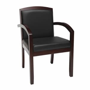 HON Topflight Wood Guest Chair - Leather Seated Guest Chair with Arms, Office Furniture, Mahogany for $241 HON Topflight Wood Guest Chair - Leather Seated Guest Chair with Arms, Office Furniture, Mahogany for $241