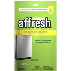 Affresh Dishwasher Cleaner 6-Pack for $5 via Sub & Save Affresh Dishwasher Cleaner 6-Pack for $5 via Sub & Save