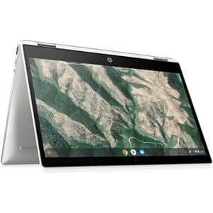 HP 2-in-1 Convertible Chromebook, 14inch HD Touchscreen, Intel Quad-Core Pentium Silver N5030 for $300
