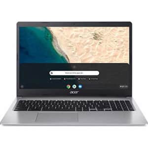 Acer 15.6inch HD Chromebook, Intel Celeron Dual Core N4000 Processor Up to 2.60GHz, 4GB LPDDR4 RAM, for $160 Acer 15.6inch HD Chromebook, Intel Celeron Dual Core N4000 Processor Up to 2.60GHz, 4GB LPDDR4 RAM, for $160