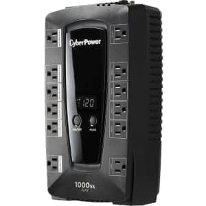 CyberPower 12-Outlet 1000VA PC Battery Back-Up System and Surge Protector for $101 CyberPower 12-Outlet 1000VA PC Battery Back-Up System and Surge Protector for $101