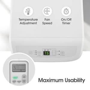 LG LP0524WFR Portable Air Conditioner w/Remote, Cools 150 Sq.Ft, Quiet Operation, 115V, 5,000 BTU for $279 LG LP0524WFR Portable Air Conditioner w/Remote, Cools 150 Sq.Ft, Quiet Operation, 115V, 5,000 BTU for $279