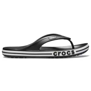 Crocs Men's Bayaband Flip Flops for $20