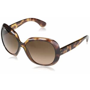 Ray-Ban Women's RB4098 Jackie Ohh II Sunglasses, Havana/Pink Brown Gradient, 60 mm for $198