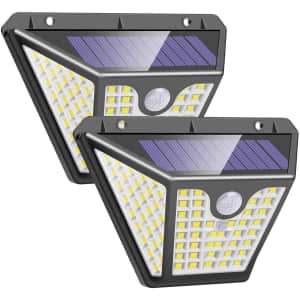 Farride Solar LED Wall Light 2-Pack for $13 Farride Solar LED Wall Light 2-Pack for $13