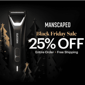 Manscaped Black Friday Sale: 25% off sitewide Manscaped Black Friday Sale: 25% off sitewide