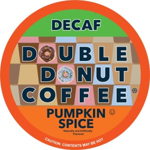 Double Donut Medium Roast Decaf Coffee Pods 24-Pack for $7