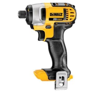 DeWalt 20V MAX 1/4" Impact Driver (Tool only) for $104