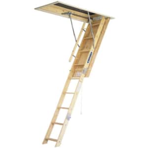 Werner W2208 250-Pound Wood 8-Foot Folding Access Ladder for $3,335