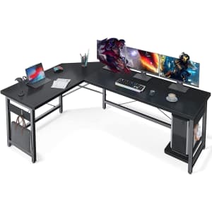Coleshome 66" L Shaped Gaming Desk for $135