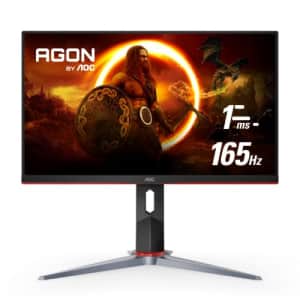 AOC Gaming 24G2S 24 Frameless Gaming Monitor, Full HD 1920x1080, 165Hz 1ms, Adaptive-Sync, for $140
