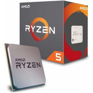 AMD Ryzen 5 2600 YD2600BBAFBOX 6-core 3.4GHz AM4 processor for $115