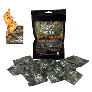 Realtree All-Purpose Waterproof Fire Starter 24-Pack for $7