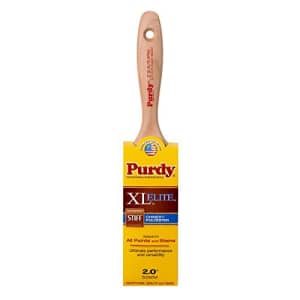 Purdy 144380520 XL Elite Series Sprig Flat trim Paint Brush, 2 inch for $15