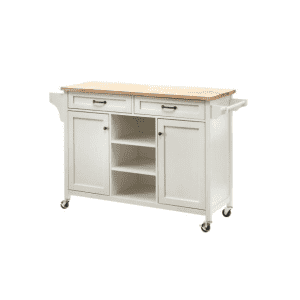 Home Decorators Collection Rockford Kitchen Cart w/ Butcher Block Top for $279
