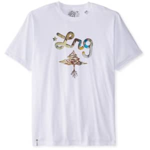 LRG Men's Yard Core T-Shirt, White, 4X-Large for $20