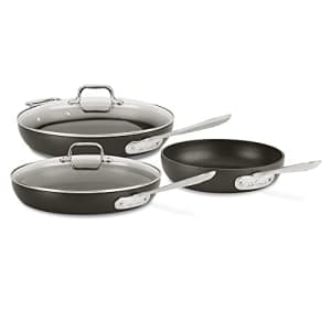 All-Clad HA1 Nonstick Hard Anodized Cookware Set, 5 piece, Black for $128
