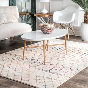 nuLOOM Moroccan Blythe Area Rug, 4' x 6', Light Multi for $72 nuLOOM Moroccan Blythe Area Rug, 4' x 6', Light Multi for $72