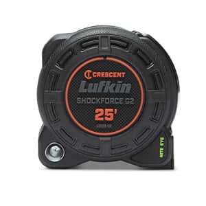Crescent Lufkin Shockforce G2 Nite Eye 25-ft Tape Measure- L1225B-02 for $34