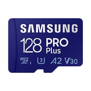 Samsung Pro Plus 128GB Micro SD Memory Card w/ Adapter for $23