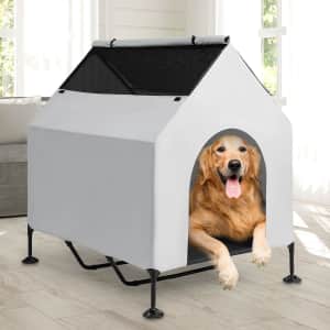 2-in-1 Dog House and Elevated Bed from $45