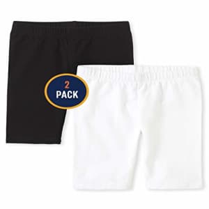 The Children's Place Girls' Mix And Match Bike Shorts 2-Pack Multi Clr L (10/12) for $6