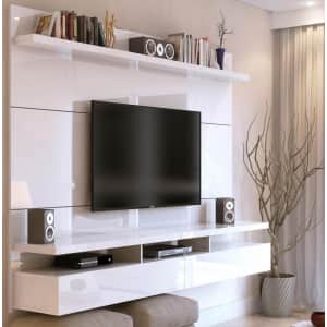 Manhattan Comfort City 1.8 72" Home Theater Panel Floating Entertainment Center for $314 Manhattan Comfort City 1.8 72" Home Theater Panel Floating Entertainment Center for $314