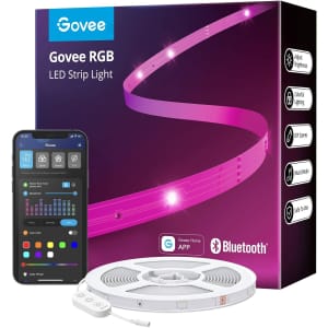 Govee 100-Foot Bluetooth RGB LED Strip Lights for $10