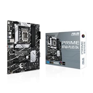 ASUS Prime B760-PLUS D4 Intel (13th and 12th Gen)LGA 1700 ATX motherboard PCIe 5.0,3xPCIe 4.0 M.2 for $185