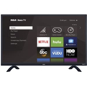 RCA 65" 4K HDR LED UHD Roku Smart TV for $420