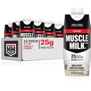 Muscle Milk 11-oz. Genuine Protein Shake 12-Pack for $24
