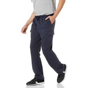 Amazon Essentials Men's Cargo Fleece Sweatpants for $20