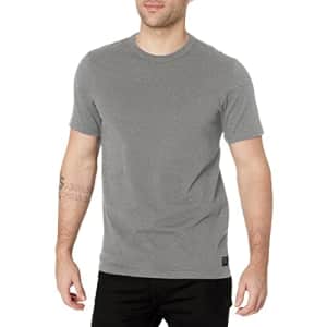 Dockers Men's Slim Fit Short Sleeve Tee Shirt, (New) Gray Heather, Medium for $13