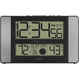 La Crosse Atomic Digital Wall Clock with Moon Phase for $30 La Crosse Atomic Digital Wall Clock with Moon Phase for $30